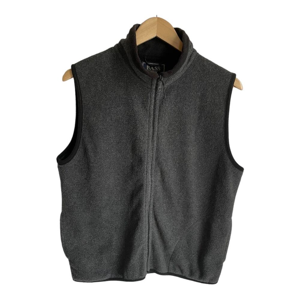 G.H. Bass & Co. Fleece Zip Vest Gray SZ XXL